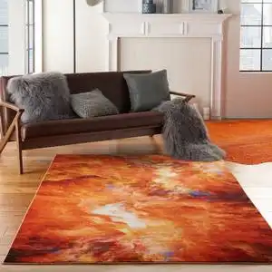 Le Reve LER05 Red Flame Rug