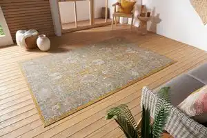 Cairo Washable Luxor Gold Rug