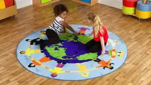 Placement Rugs Children of the World™ Multi-Cultural Rug