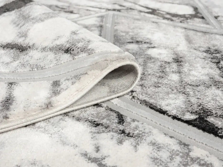 Bianco 0224RA Cream Silver Rug