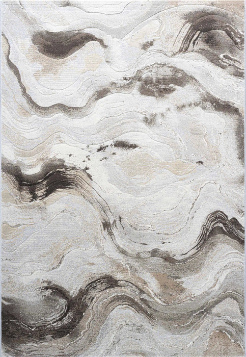 Mastercraft galleria 063 0717 6282 Brown, Grey, Multicoloured, Cream Living Room Moroccan Rug.