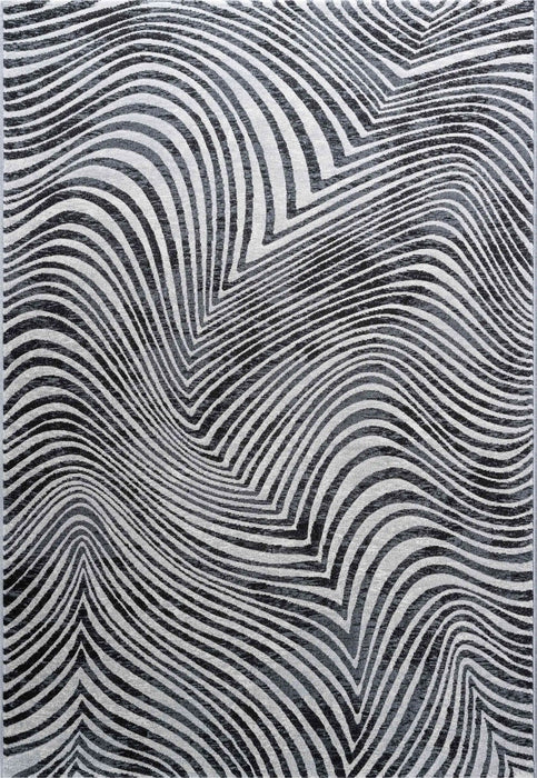 Mastercraft galleria 063 0738 7696 Black, Ivory, Cream Living Room Moroccan Rug.
