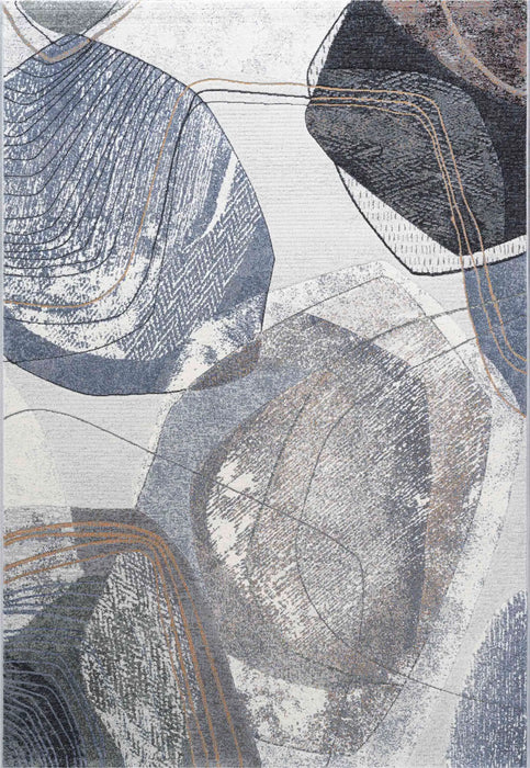 Mastercraft galleria 063 0763 7656 Grey, Multicoloured Living Room Moroccan Rug.