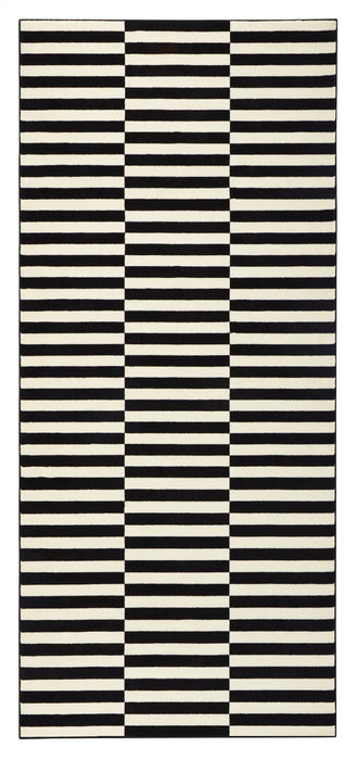 Hanse Home gloria 102408 black cream Black, Cream Living Room  Rug.