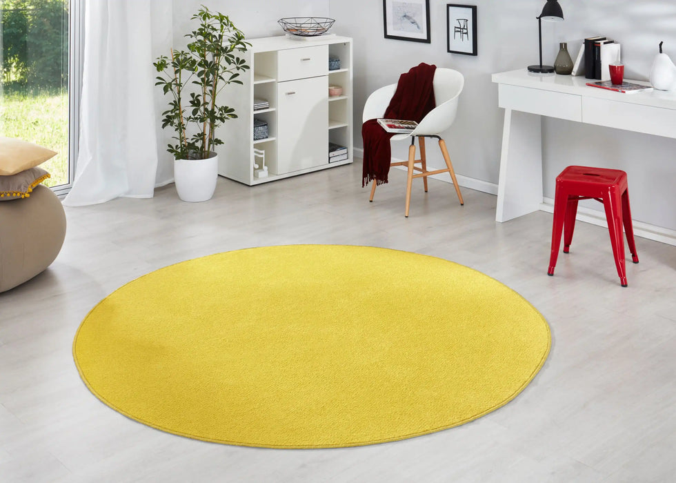 Hanse Home fancy yellow Yellow Living Room  Rug.