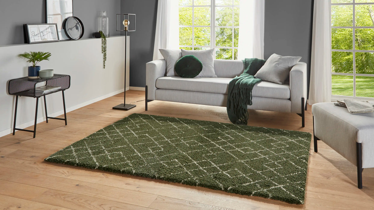Mint Rugs allure archer green Green Living Room Rug.