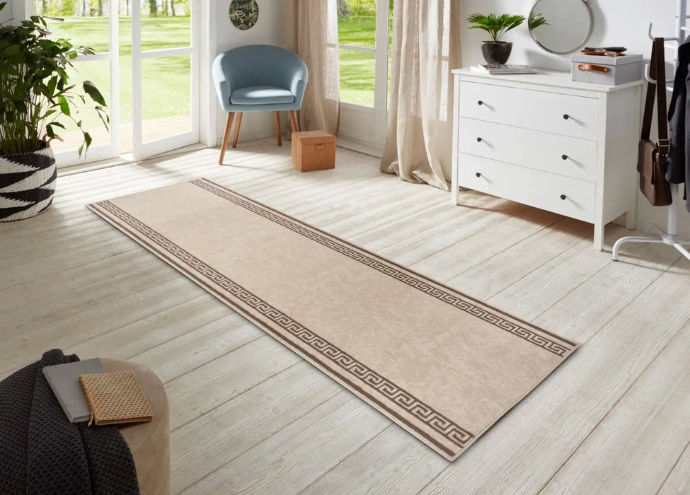 Hanse Home basic casa ivory Ivory Living Room Geometric Rug.