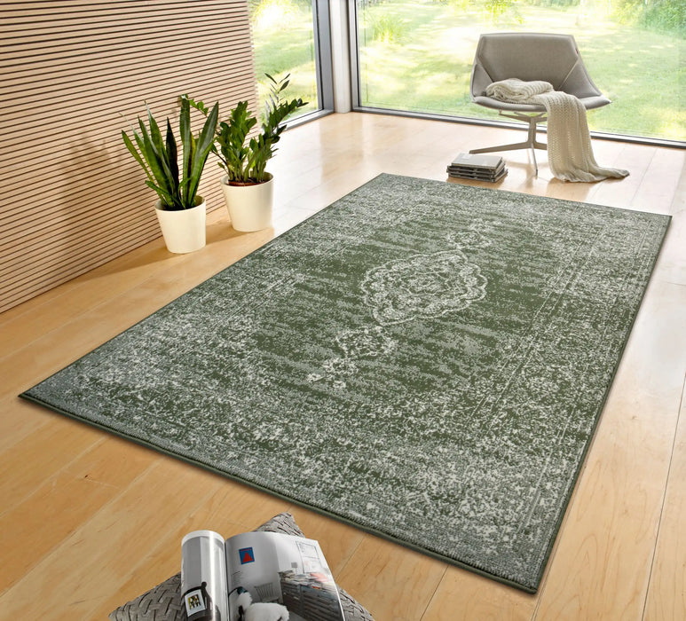 Hanse Home gloria meridional green Green Living Room  Rug.