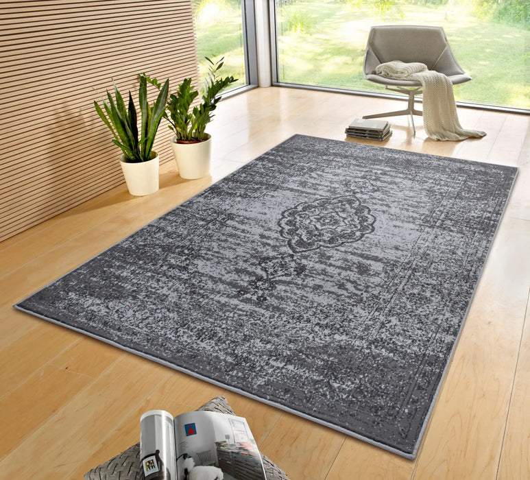 Hanse Home gloria meridional grey Grey Living Room Rug.