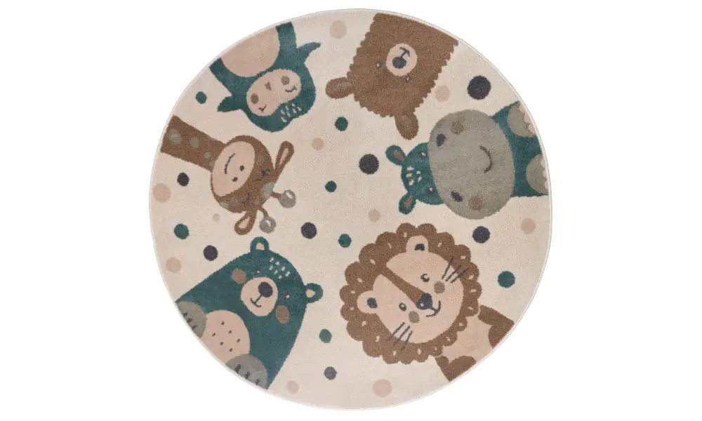 Adventures 105968 Cream Brown Blue