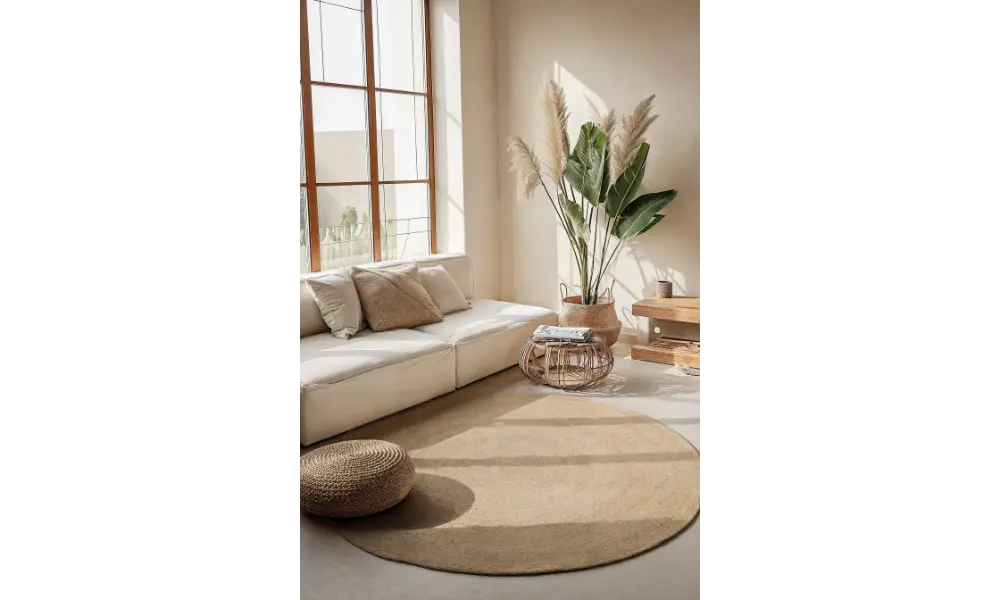 Jute Braided 106007 Ivory