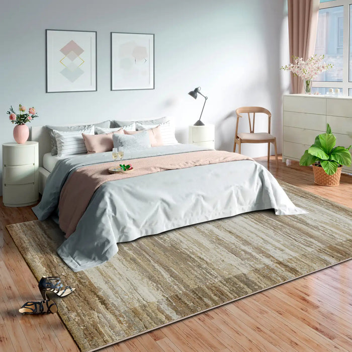 Mastercraft galleria 63138 6282 Yellow, Beige, Multicoloured Living Room Moroccan Rug.
