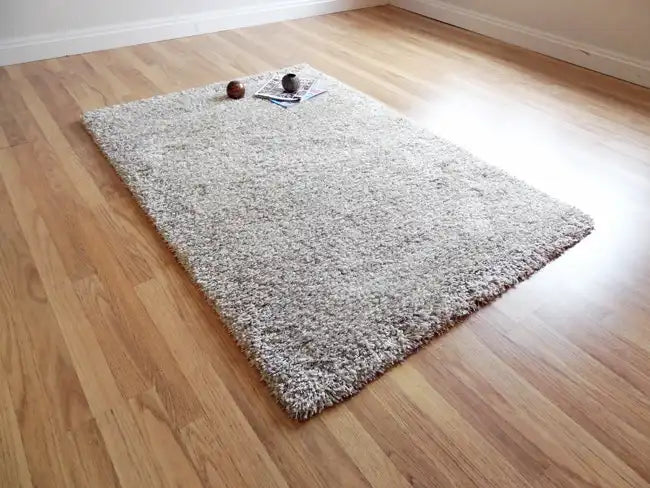 Mastercraft twilight 39001 2211 linen white Beige Living Room Shaggy Rug.