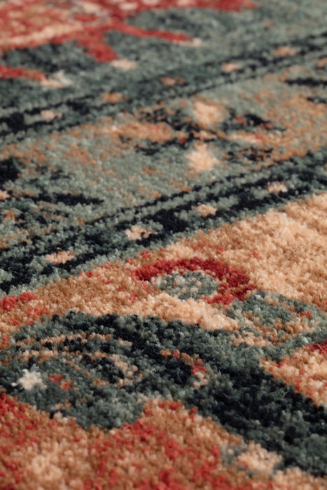 Mastercraft kashqai 4301 500 Multicoloured, Orange Living Room Wool Rug.