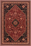 Mastercraft kashqai 4364 301 Black, Multicoloured, Red Living Room Wool Rug.