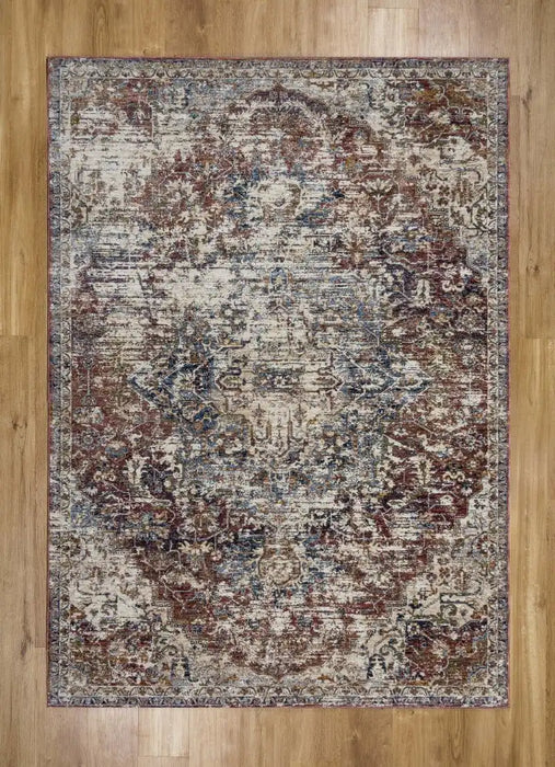 Mastercraft alhambra 6504b red Red Living Room Rug.