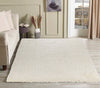 Serdim Rugs oxford 912 ivory Ivory Living Room Shaggy Rug.