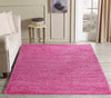 Serdim Rugs oxford 912 pink Pink Living Room Shaggy Rug.
