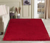 Serdim Rugs oxford 912 red Red Living Room Shaggy Rug.