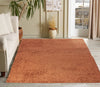 Serdim Rugs oxford 912 terracotta Brown, Orange Living Room Shaggy Rug.