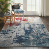 Nourison ankara global anr10 multi Multicoloured Living Room Moroccan Rug.