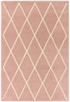 Asiatic albany asiatic diamond pink Pink Living Room Geometric Rug.