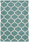 Asiatic albany asiatic ogee duck egg Blue Living Room Geometric Rug.