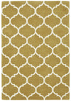 Asiatic albany asiatic ogee ochre Yellow Living Room Geometric Rug.