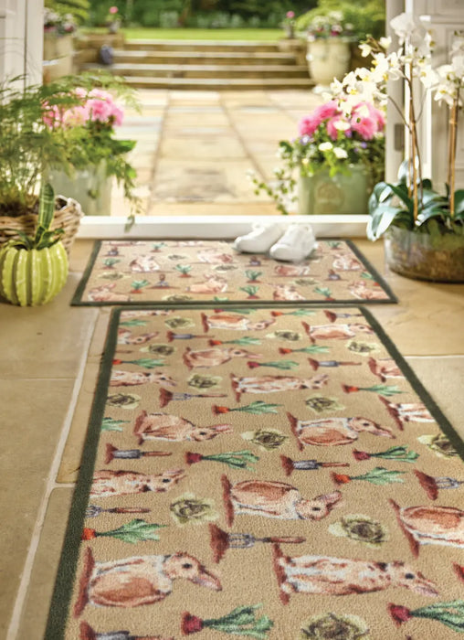 Patterned Hug Rug Allotment Bunnies