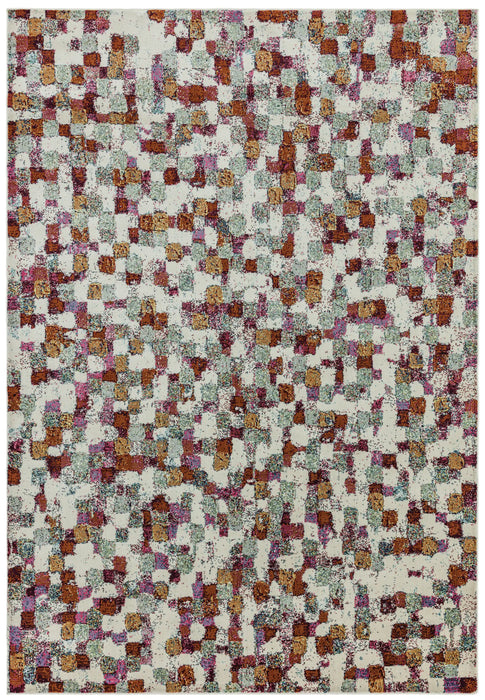 Asiatic amelie am09 pixel Multicoloured Living Room Rug.
