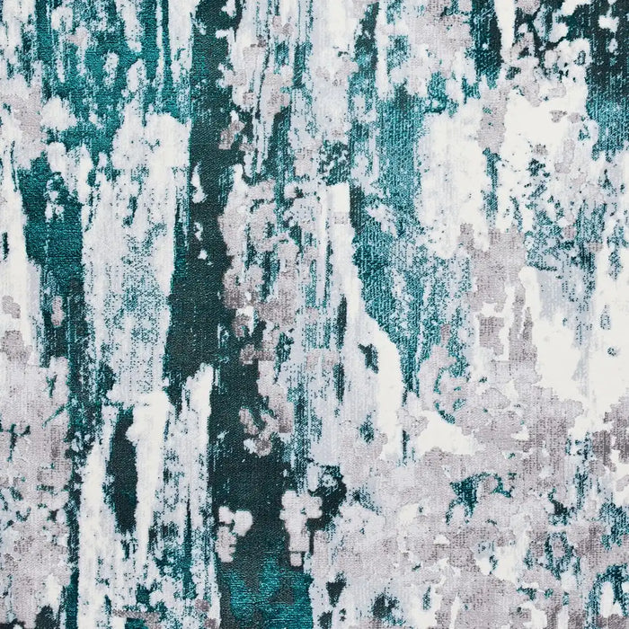 Think Rugs apollo gr580 grey green Green, Grey Living Room  Rug.