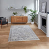 Think Rugs athena think 18599 grey Grey Living Room Moroccan Rug.