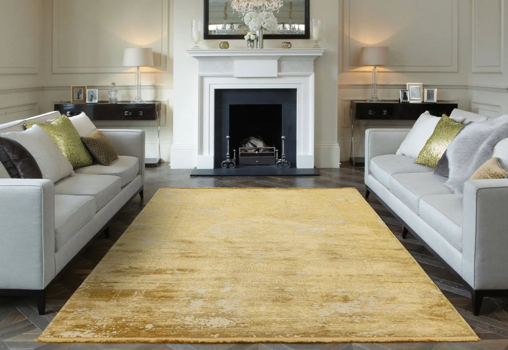Asiatic athera at08 champagne classic Yellow Living Room Rug.