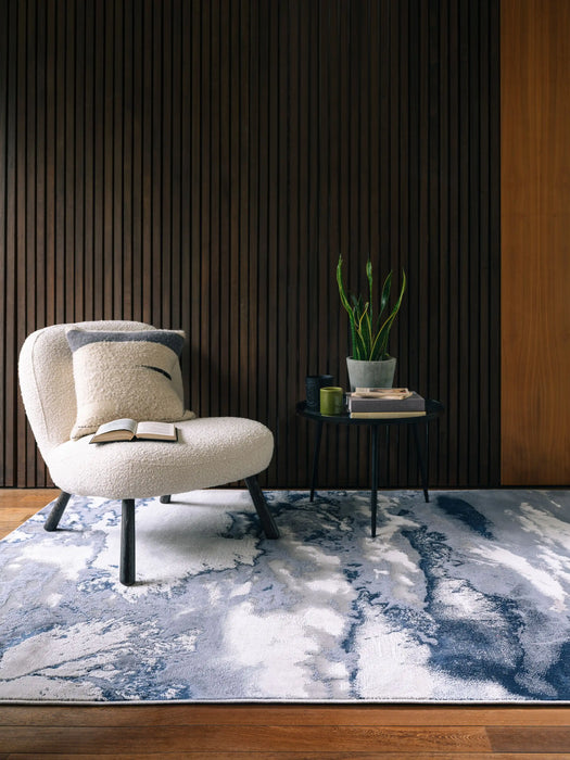 Asiatic aurora au20 storm Grey, Cream Living Room Rug.