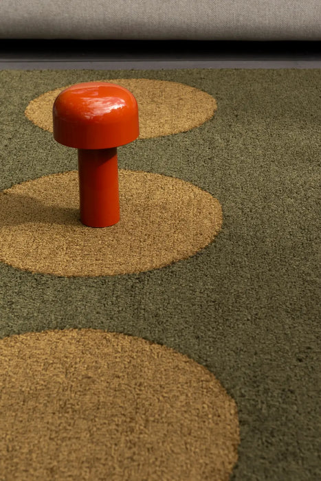 Habitat Festival Dots Olive Green outdoor 495817 Rug