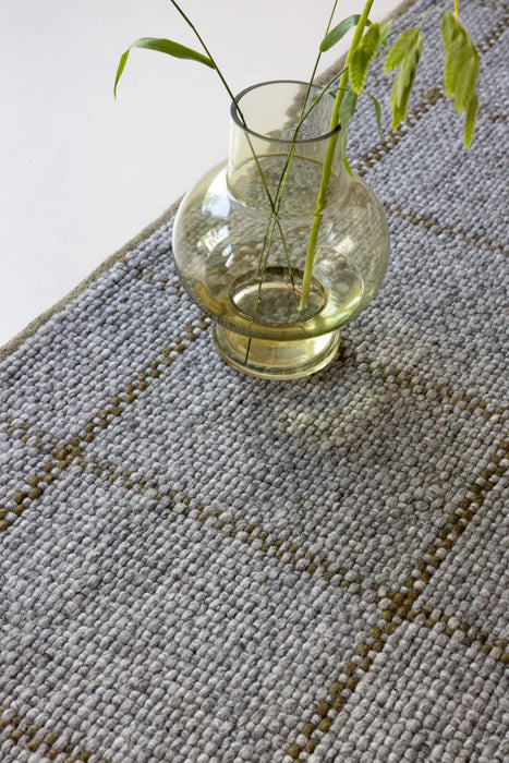 Craft Matter Check Slate/Olive 049104 Rug