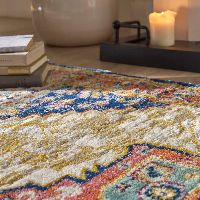 Origins grenada amber Multicoloured Living Room Rug.