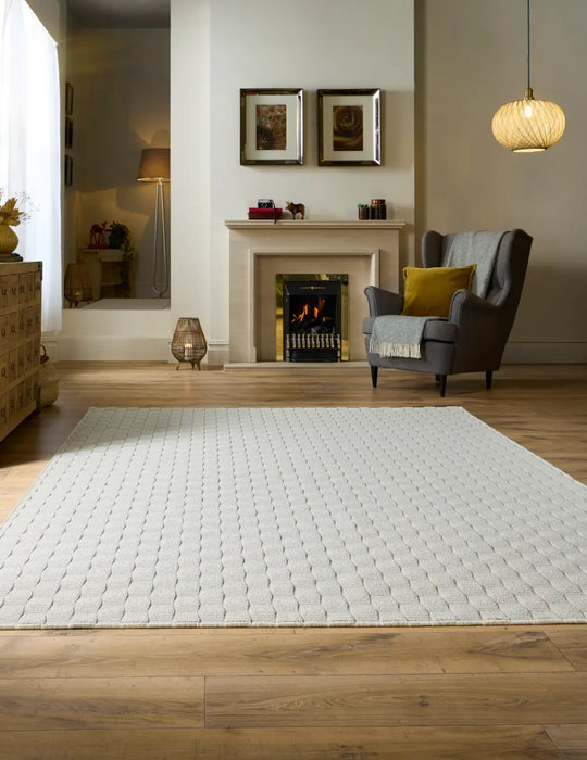My Sculptured Washable Basketweave Ivory
