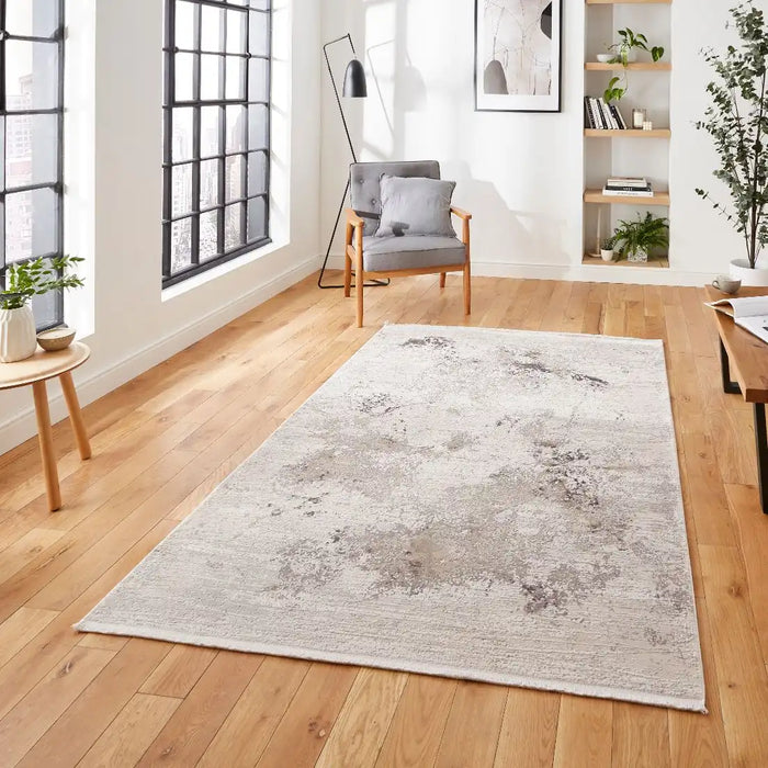 Think Rugs bellagio 2790 beige Beige Living Room Rug.