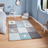 Think Rugs brooklyn kids brooklyn kids 20340 blue Blue, Multicoloured Bedroom   Rug.
