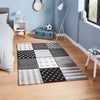Think Rugs brooklyn kids brooklyn kids 777 grey Grey, Multicoloured Bedroom   Rug.