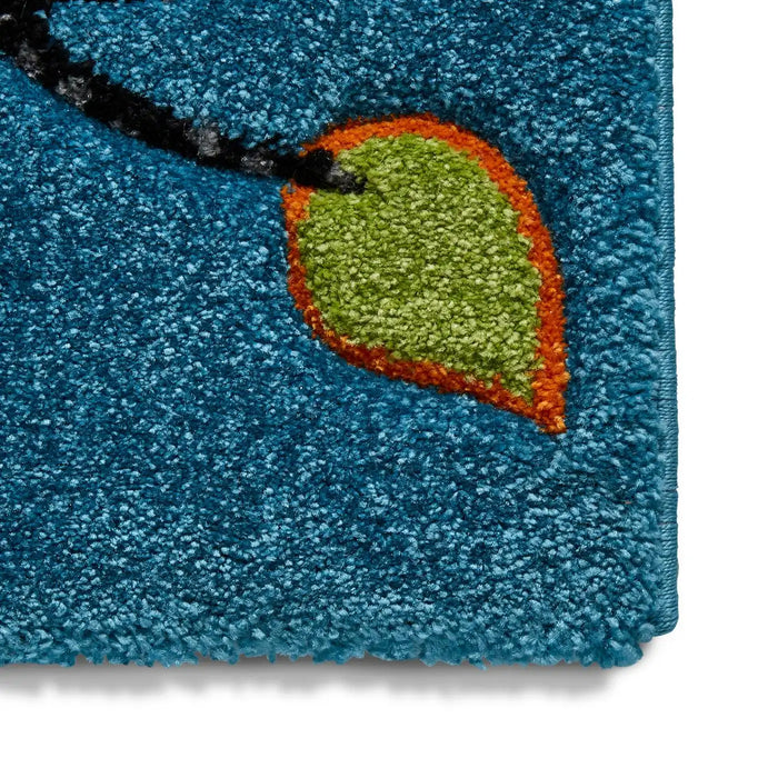 Think Rugs brooklyn kids brooklyn kids 793 blue Blue, Multicoloured Bedroom   Rug.