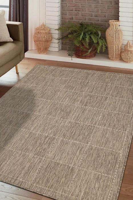 FLATWEAVE GEL Check Latte