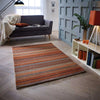 Oriental Weavers carter rust Orange Living Room Wool Rug.