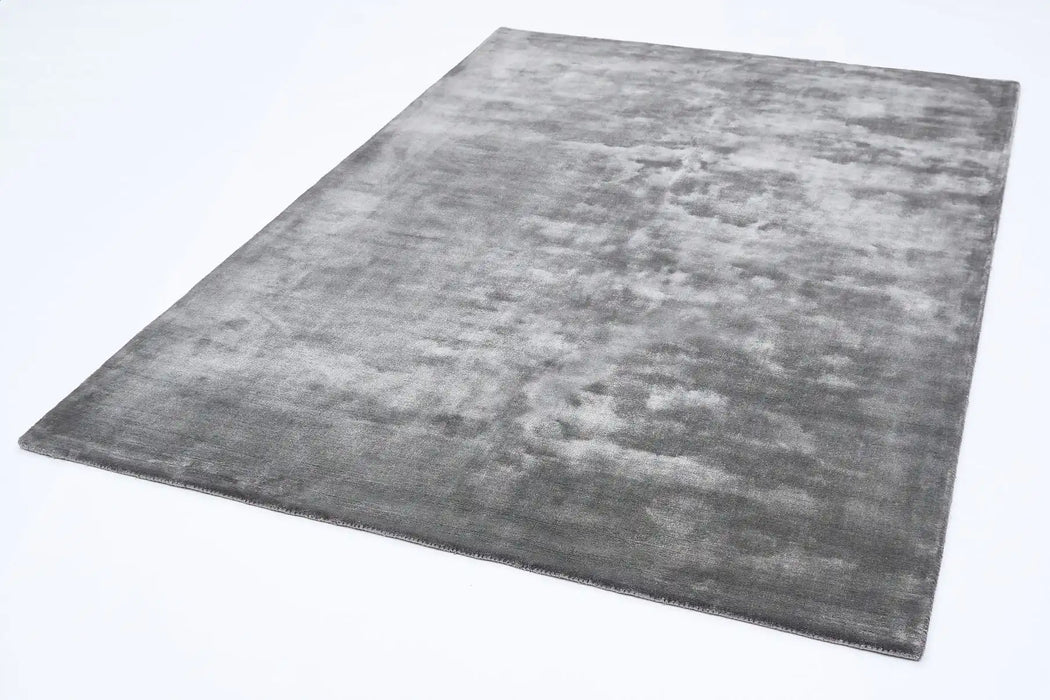 Asiatic chrome zinc Grey Living Room Rug.