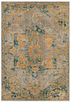 Asiatic colores cloud co02 arabesque Yellow, Ivory, Multicoloured Living Room  Rug.