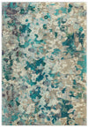 Asiatic colores cloud co03 ethereal Blue, Multicoloured Living Room  Rug.