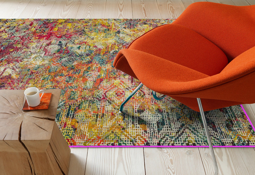 Asiatic colores cloud co05 digital Multicoloured Living Room Rug.