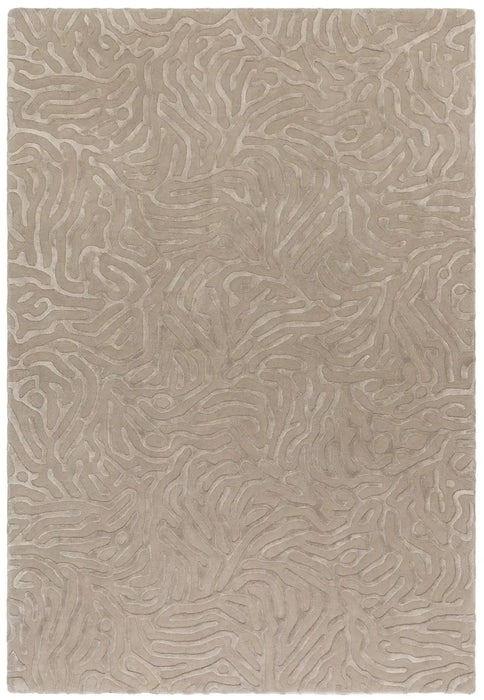 Asiatic katherine carnaby coral sand Beige Living Room Geometric Rug.