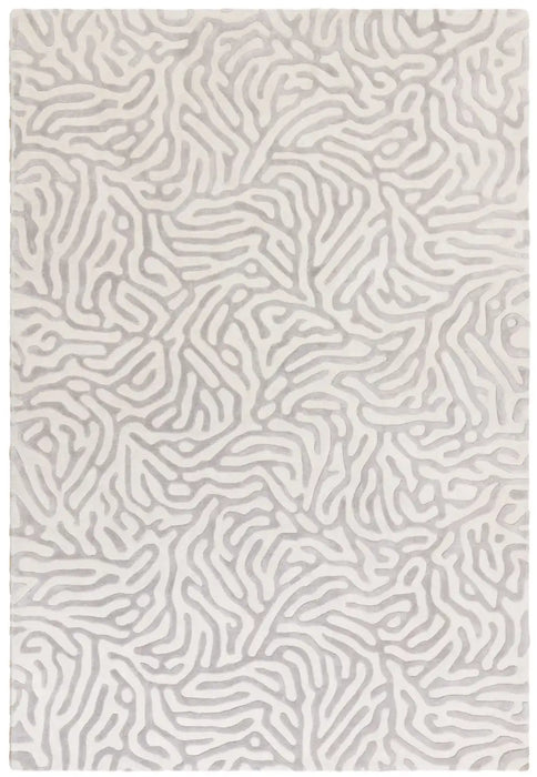 Asiatic katherine carnaby coral silver Grey Living Room Geometric Rug.